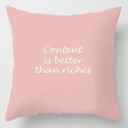 Pink Feather Pillowcase