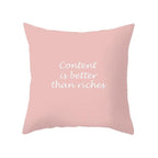 Pink Feather Pillowcase