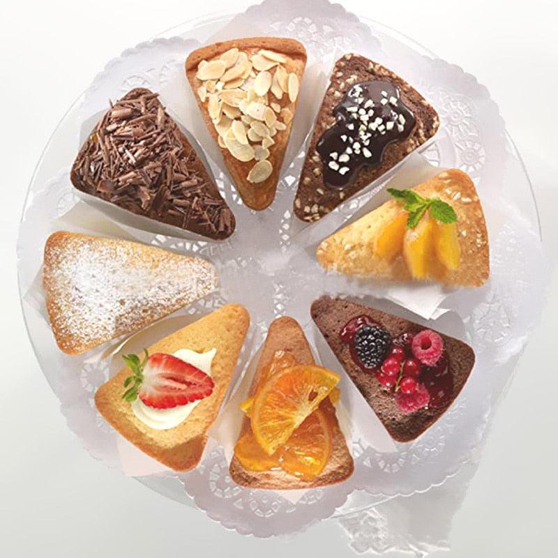 8 Cavity Silicone Cake Mold