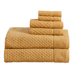 Cotton Diamond Waffle Weave Bath Towel Set - Grayson Collection
