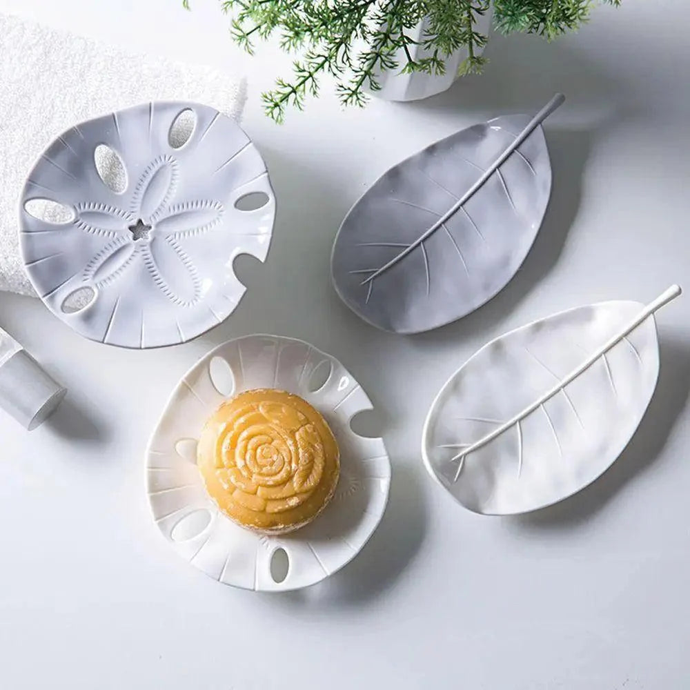 Starfish Soap Dish Leaf Shape Soap Drain Tray