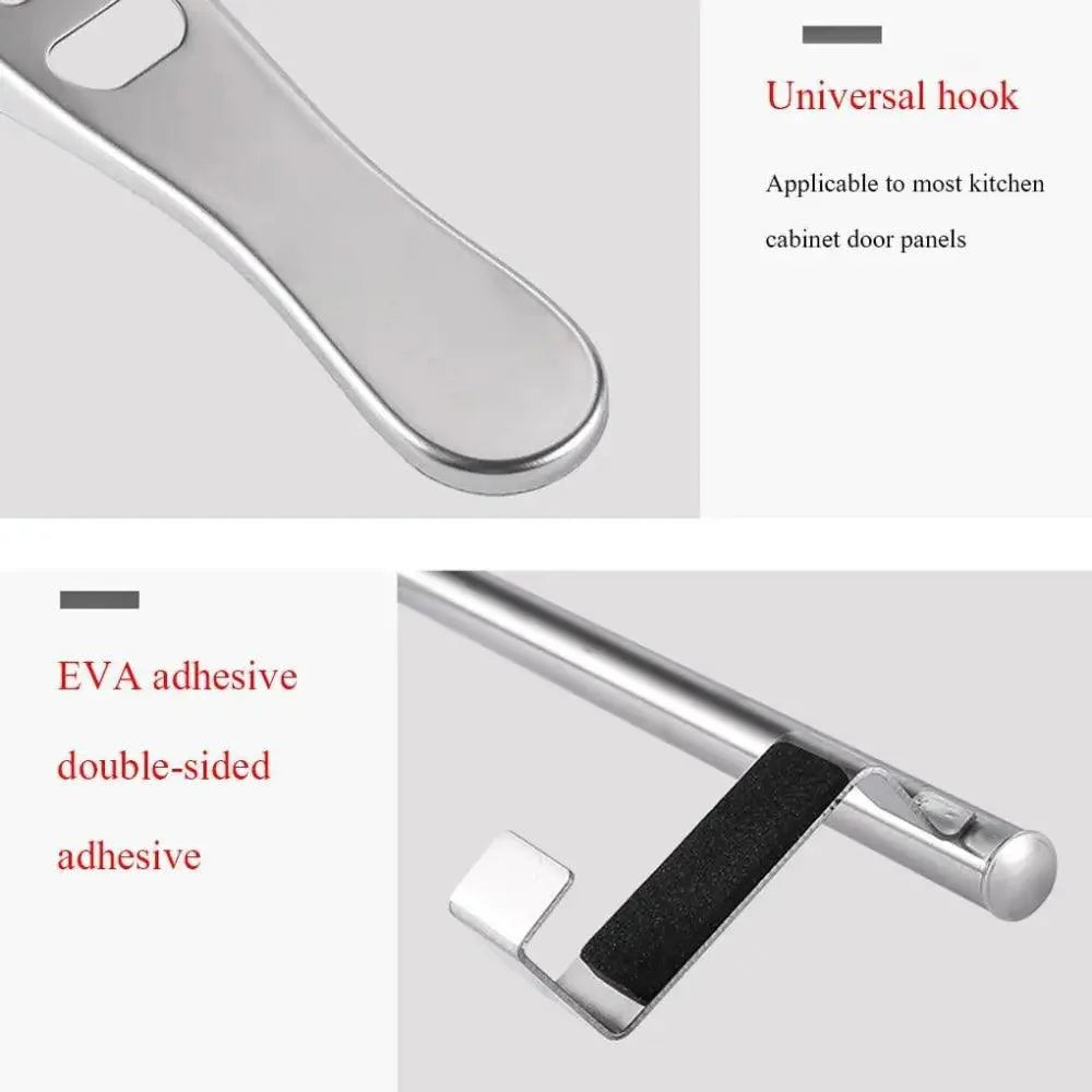 Towel Rack Over Door Towel Bar Hanging Holder Stainless Steel