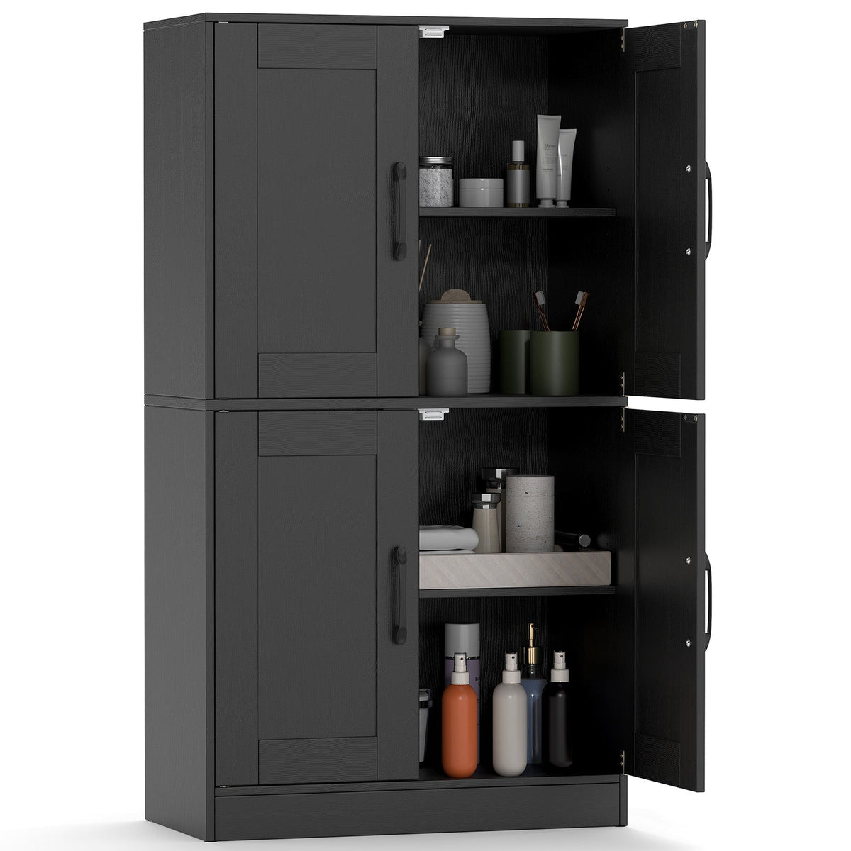 Bathroom Cabinet 43.5 inch Storage Cabinet