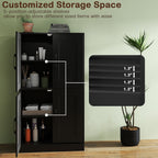 Bathroom Cabinet 43.5 inch Storage Cabinet