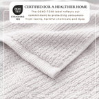 Turkish Cotton Ribbed 6-Piece Bath Towel Set - Georgiana Collection